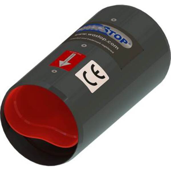160 mm Wastop tilbakeslagsventil S3 std, PVC ventilhus