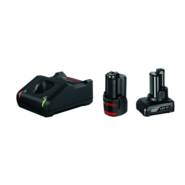Bosch startersett 12V 1x2Ah 1x4Ah m/gal12V