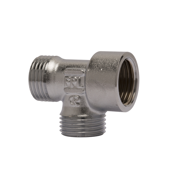 1/2" x 1/2" x 1/2" FPL T-rør kropp, forkrommet