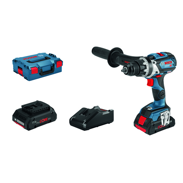 Bosch drill GSR 18V-110C 2x4Ah ProCORE, L-boxx