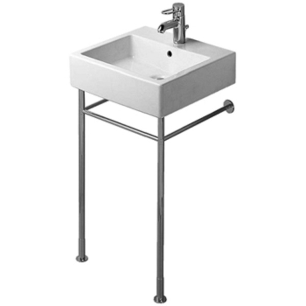 Vero metallkonsoll høyde justerbar, 425x425 mm krom