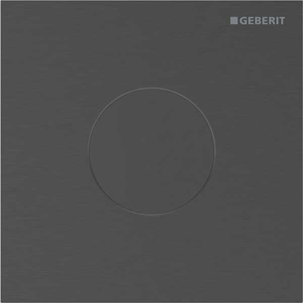Urinalstyring batteridrift type40 round, svart krom