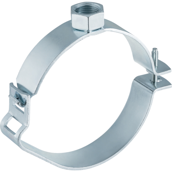 50 mm Geberit rørklammer m/1/2 gjenget rørmuffe, justerbar