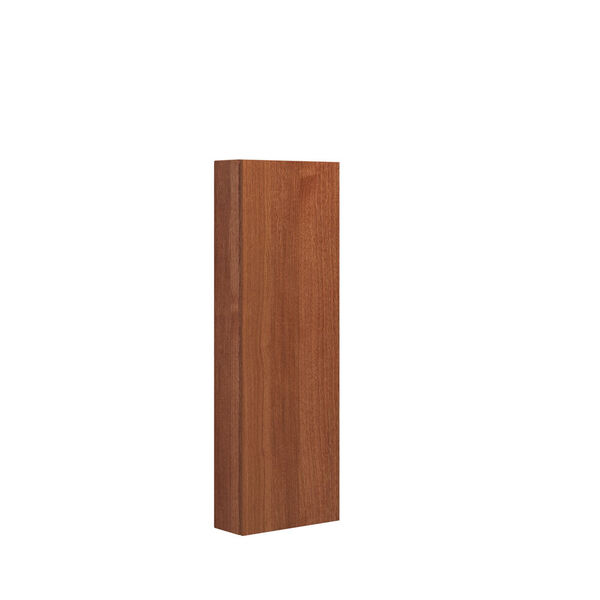 Høyskap m/1 dør høyre 120x40x16, rødbrun eik