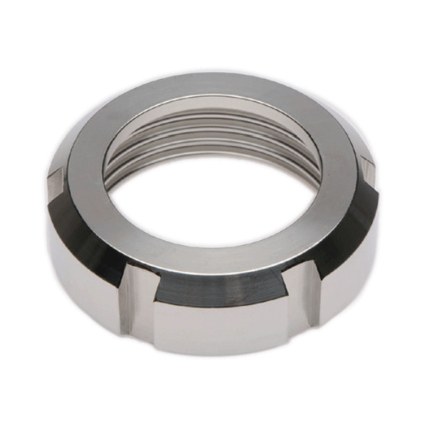 4 mutter f/union SMS, rustfritt AISI 304