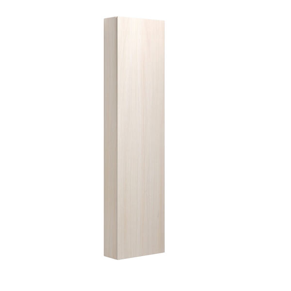 Høyskap m/1 dør venstre 160x40x16, hvit eik