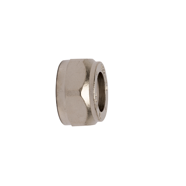 M22 x 15 mm FPL trykkmutter, forkrommet