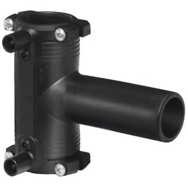 40 mm T-rør 90 PE100 SDR11, m/integrert rør fiksering