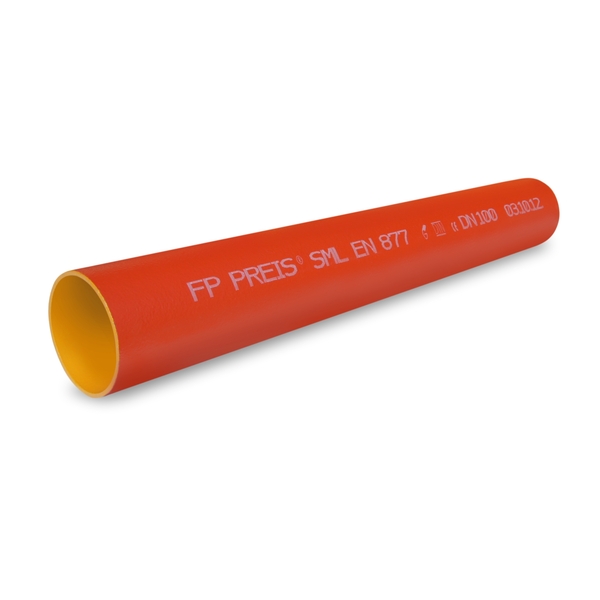 210 x 3000 mm Preis avløpsrør uten muffe