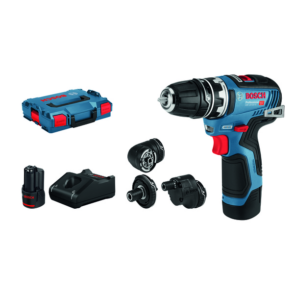 Bosch drill GSR 12V-35 FC 2x3,0AH 4xbor, L-boxx