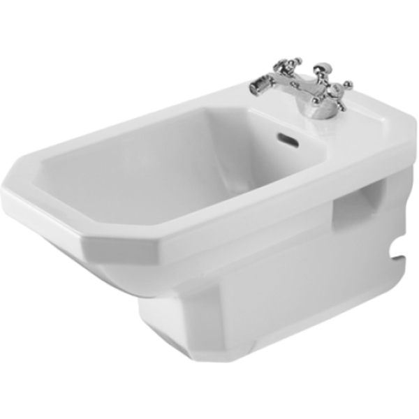 1930 Serien veggbidet m/overløp m/ 1 kranhull, 360x580 mm