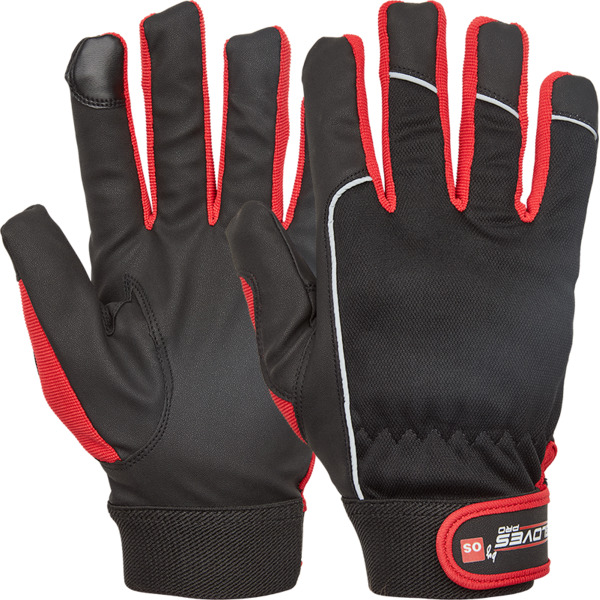 Hanske dry comfort red-serien, str 11