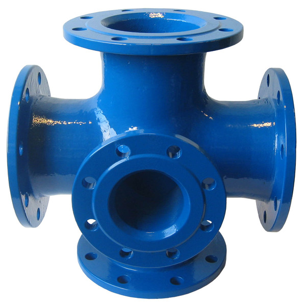 150x100 mm Flensekryss, m/brannventilavstikker, S-9663