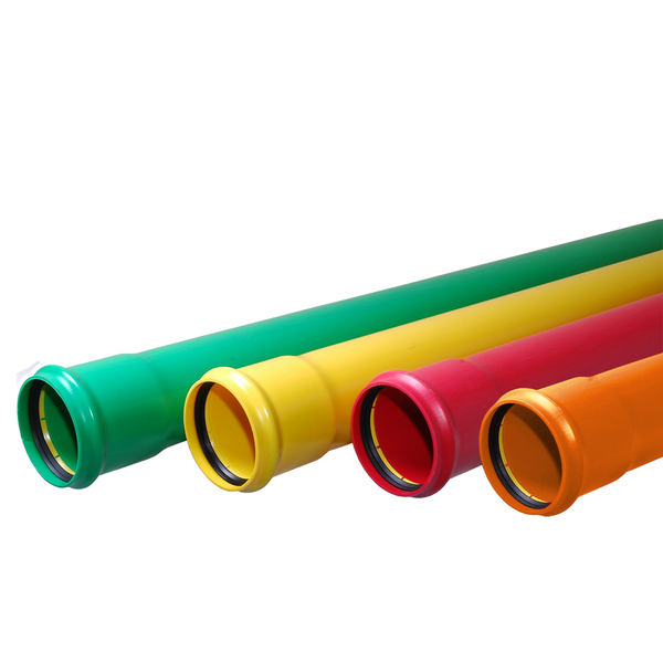 75x2,2 Protectline PVC kabelrør RØD, SN8, 6 meter