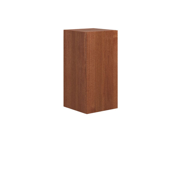 Skap m/1 dør venstre 80x40x40, rødbrun eik