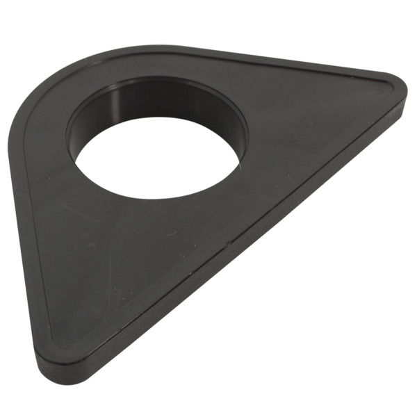 Oras støtteplate 100x60mm, sort