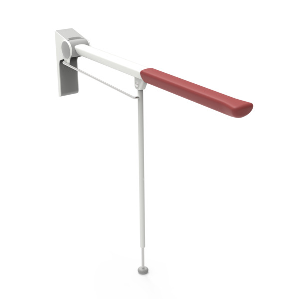 Addlife toalettstøtte Straight, rød 900 mm