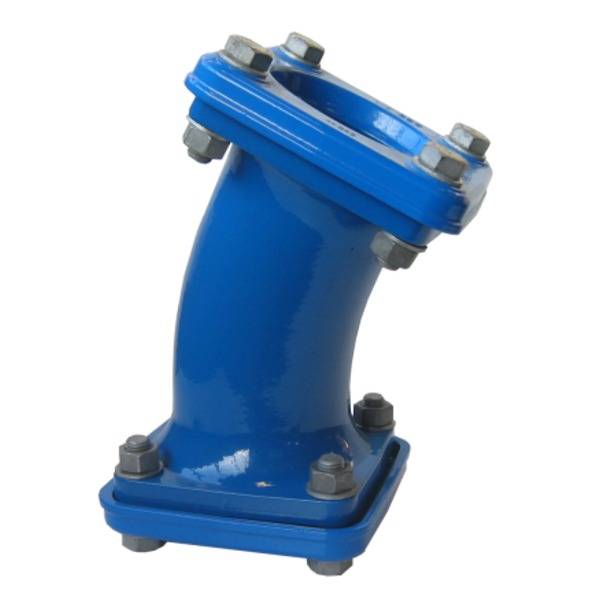 100 mm Heinco Flex muffebend 44-90°, S-9181