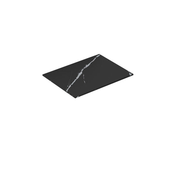 Benkeplate Silestone 605x455x12 mm, Eternal Marquina