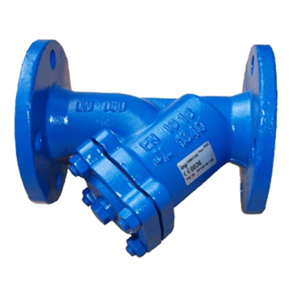 65 Flenset filter GG25 / AISI 304, Ø=0,54 mm