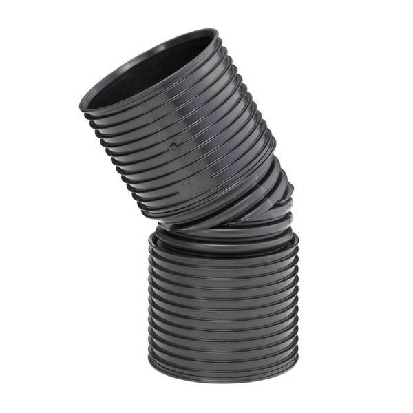 600 mm IQ bend med 2 muffer 15 grader, Eksklusiv pakning