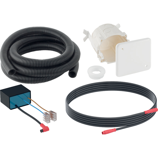 Geberit installasjonssett 12V m/adapter, f/WC-betjening m/elektronisk aktivering