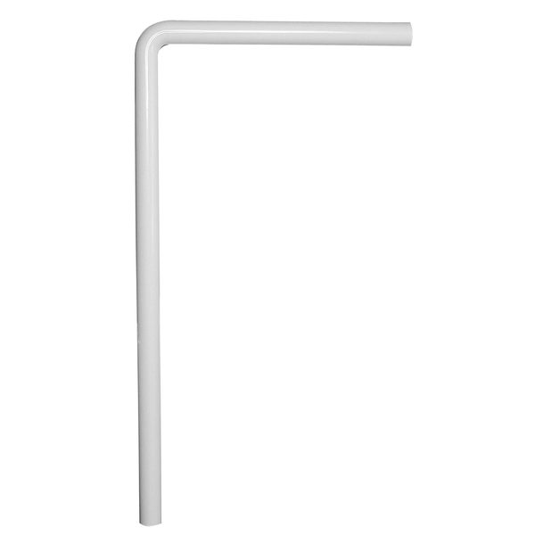 Falu avløpsrør vinkel 32 mm, 350 x 650 mm hvit