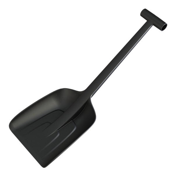 Fiskars snøspade f/bil T-håndtak, helstøpt sort