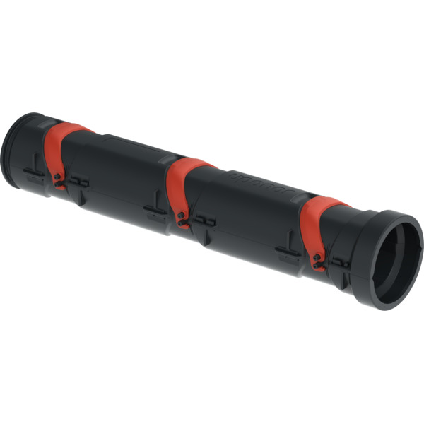 160x1000 PP Delbar kabelrør GL SN8 lås rød, Fastguard