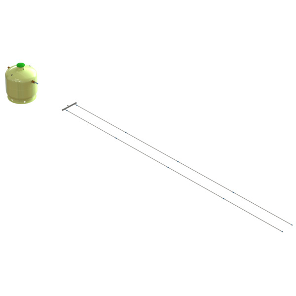 Trykkinfiltrasjonsanlegg komplett 2/10PE, m/7 m3 slamavskiller m/int. støtbelaster