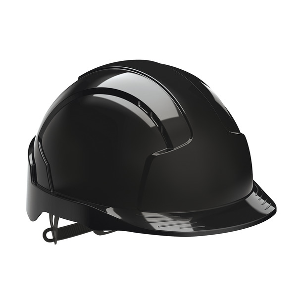 JSP EVOLite vernehjelm ventilasjonshull, sort