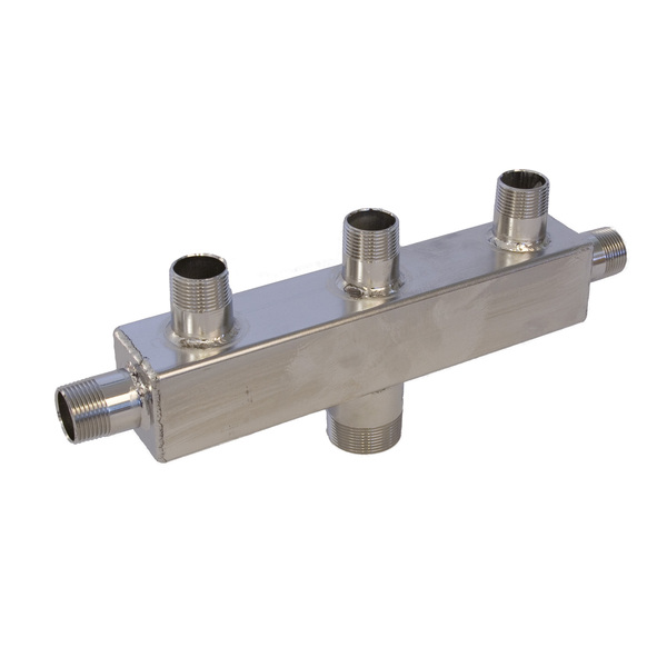 1 1/2x5x1 manifold stål rett 5ut l300, S-1430