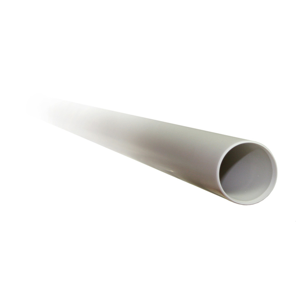 40 mm x 1000 mm Smartline rør uten muffe PP, hvit