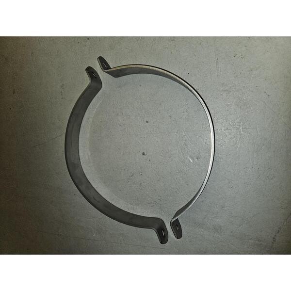500-510 2-delte metrisk klammer 316L, uten bolter