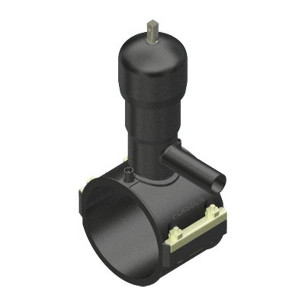 125-32 mm elektroanboring PE100, m/avstegningsventil, SDR11-17
