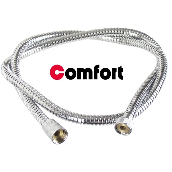 1/2x1/2 Dusjslange 1,5m metall/krom Comfort