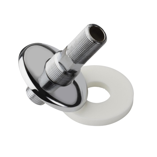 1/2" utvendig x 3/4" utvendig Roth rettnippel, krom