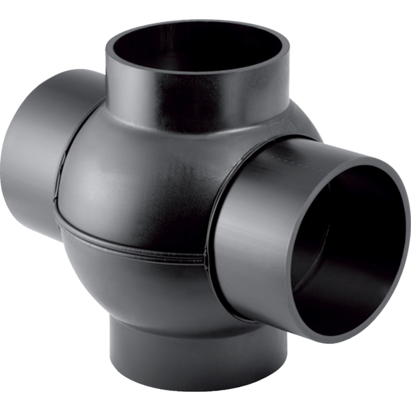 110 mm Geberit PEH dobbelt grenrør 180