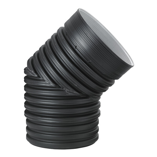 800 mm IQ bend med 1 muffe 45 grader, Eksklusiv pakning