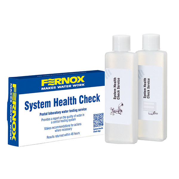 Fernox system health check vannbehandl.