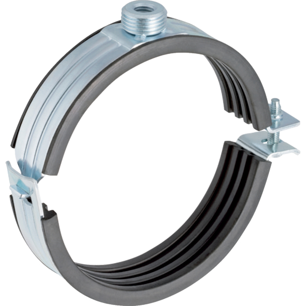 56 mm Silent-db20 rørklammer, m/gummi innlegg