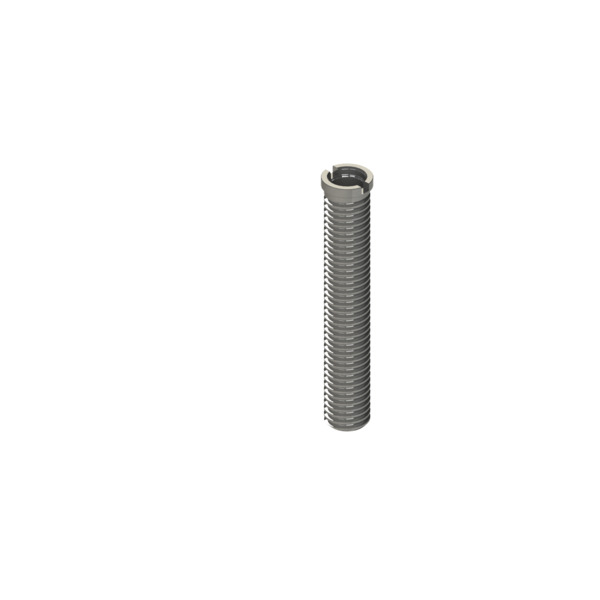 1904 M12x70 nikkelbelagt messingbolt, f/11/2 kurvventil