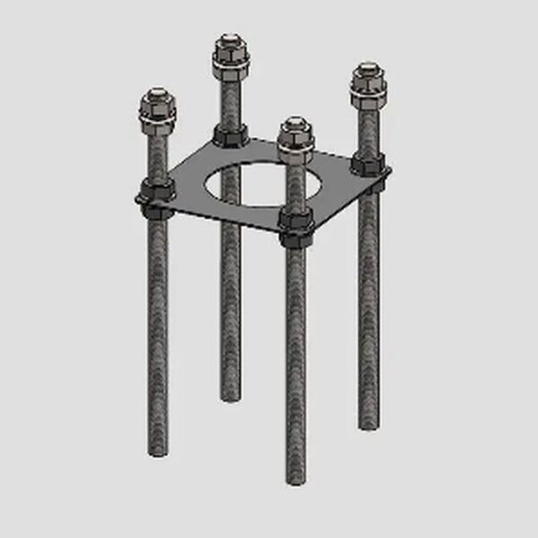 M20x430 boltegruppe  C-C-C160, f/plasstøpt fundament