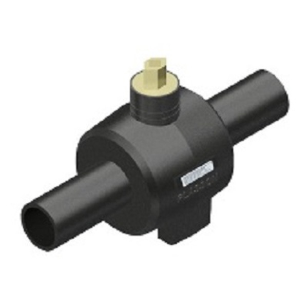 32 mm Plasson PE kuleventil PN16, PE stuss lang f/speil el