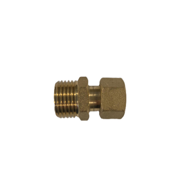 1904 1/2x3/8 Omløper Messing Innv/Utv gjenge