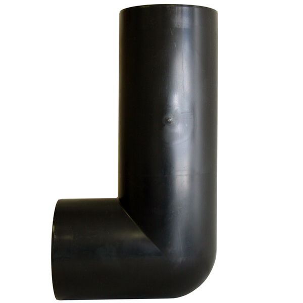 110 mm Smartline bend 90° PP, sort