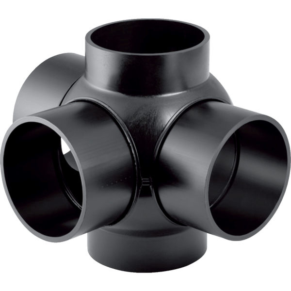 110 mm Geberit PEH 3-dobbelt grenrør 90
