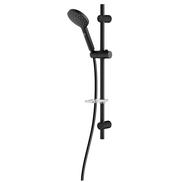 GB Round dusjsett m/3 funksjoner, matt sort