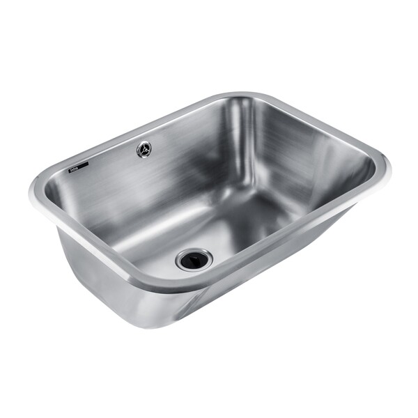 Intra VVK60NF-1 vaskekar, rustfritt stål, 555x455x230