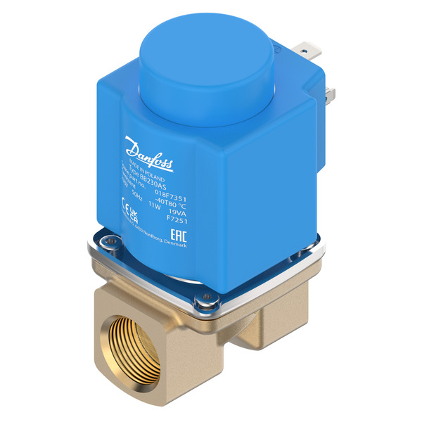 Waterguard magnetventil 1/2 NO 230V, 220BW Danfoss